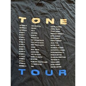 Tone Stith FWM Tour Graphic T-Shirt Mens 2X Black The Thread‎ Shop Concert Merch